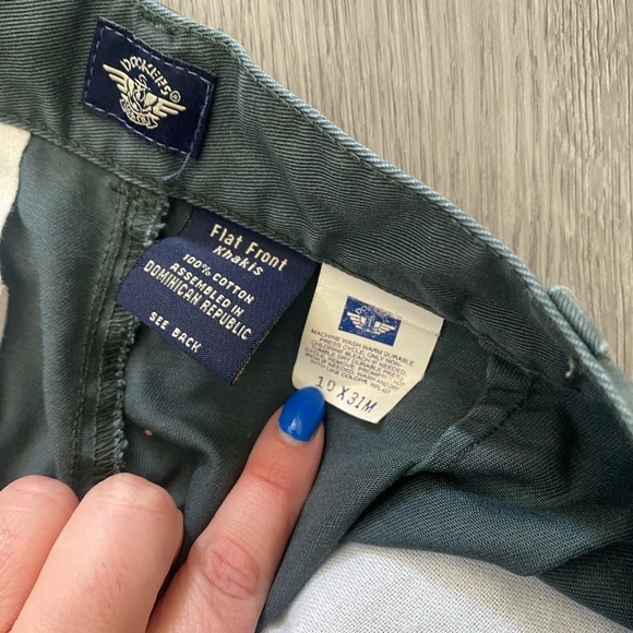 Flat Front Classic professional classy Docker Pants size 10 - Picture 3 of 4